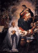 ROELAS, Juan de las Vision of St Bernard oil painting reproduction